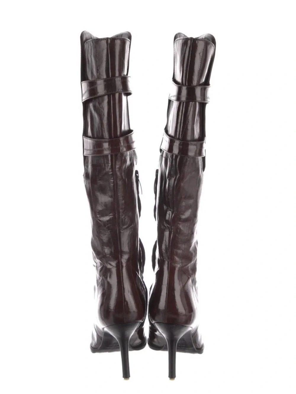 Sergio Rossi Womens Leather Boots - Picture 6 of 9